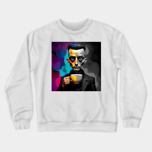 Morning Coffee - Colorful and Artistic Design Crewneck Sweatshirt